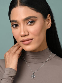 CLARA - 925 Silver Platinum Plated Necklace