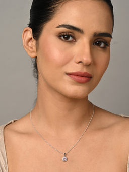 CLARA - 925 Silver Platinum Plated Necklace