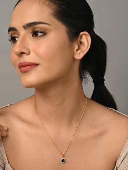 CLARA - 925 Silver Gold Plated Necklace