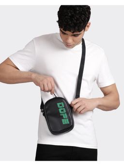 Bewakoof - Unisex Black Dope Typography Sling Bag