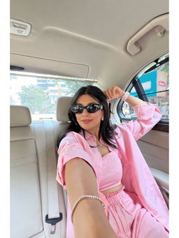 By The Bay - Cotton Candy Pink Co-Ord (Set of 3)