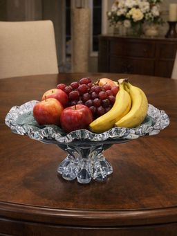 Smokey Cocktail - Royal Facet Crystal Centrepiece-Green