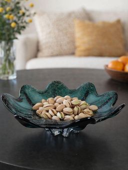 Smokey Cocktail - Luxury Crystal Table Centrepiece-Green