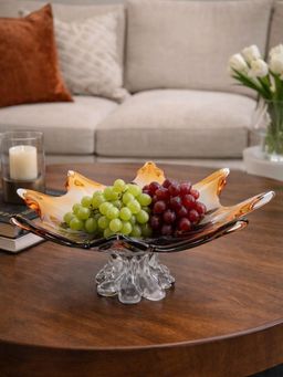 Smokey Cocktail - Classic Elegance Crystal Centrepiece Platter