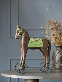 Revive Home - Wooden Horse On Wheels