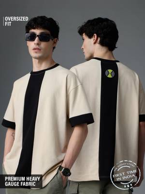 Buy The Souled Store Ben 10 Omnitrix Cream Oversized T-Shirt (S)