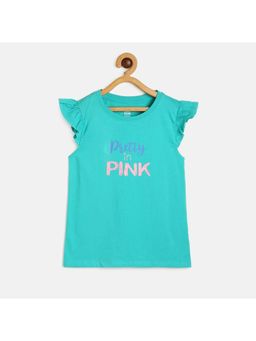 MINI KLUB - Kids Girls Green Knit Top