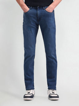 Arrow Newyork - Men Blue Solid Jeans