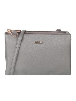 Mochi - Women Gun Metal Synthetic Sling and Cross Bag