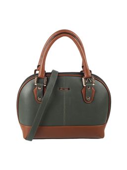 Metro - Women Olive Leather Satchel Bag