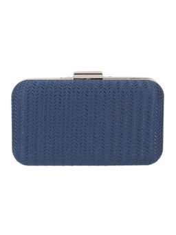 Mochi - Women Blue Synthetic Clutch