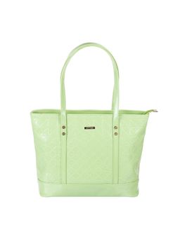 Metro - Women Green Synthetic Tote Bag