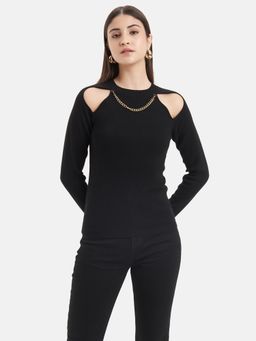 Kazo - Cut-Out Detail Pullover