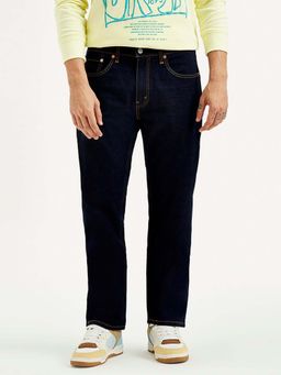 Levi's - Men Navy Blue Straight Fit Mid Rise Jeans