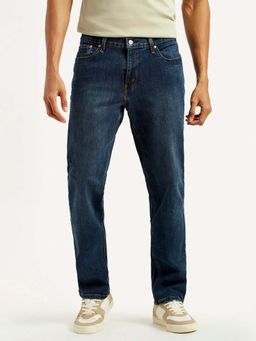 Levi's - Men Navy Blue Athletic Straight Fit Mid Rise Jeans