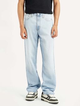 Levi's - Men Light-Blue Loose Fit Solid Mid Rise Jeans