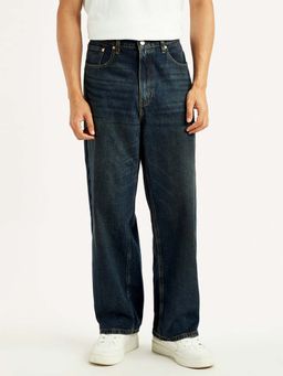 Levi's - Men Navy Blue Loose Fit Wide Leg Jeans