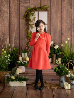 Sunny Side Up - Coral Sweet Pea Dress