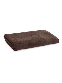 CORE Designed by SPACES - Day2Day Cotton Ultra Absorbency Light Weight Bath Towel Ladies -Dark Brown