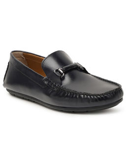 Rare Rabbit - Baros Black Slip-On Loafers
