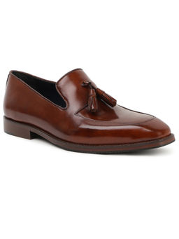 Rare Rabbit - Houston Tan Slip-On Moccasins