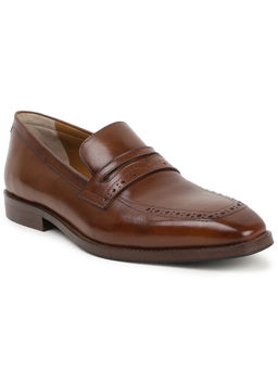 Rare Rabbit - Kent Tan Slip-On Loafers