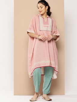 Nayam by lakshita - Ethnic Motifs Printed Flared Sleeves Kaftan Kurta