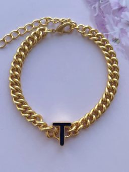 MNSH - Signature Black Enamel Bracelet T