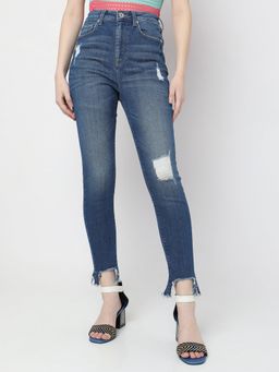 VERO MODA - Women Dark Blue Casual Jeans