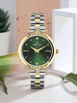 Daniel Klein - Premium Women Green Round Dial Analog Watch - DK.1.12320-8 (M)