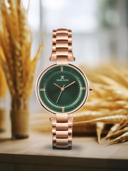 Daniel Klein - Premium Women Green Round Dial Analog Watch - DK11467-8 (M)