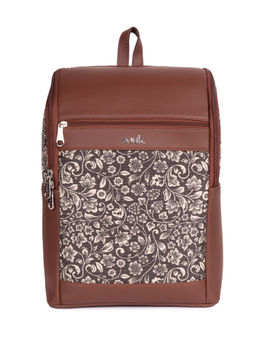 Zouk - Amalia Unisex Vegan Leather Laptop Backpack - FloMotif (L)