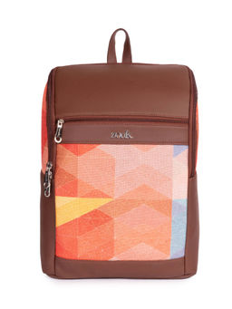 Zouk - Amalia Unisex Vegan Leather Laptop Backpack - GeoOptics (L)