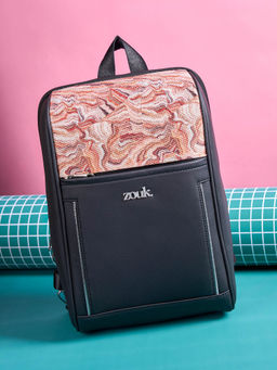 Zouk - Women Olina Stylish Handcrafted Backpack - Nicobar Coral (M)