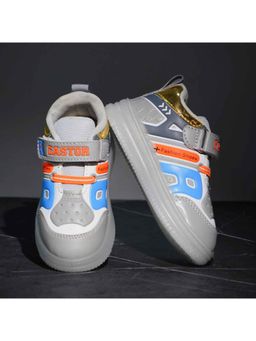 KATS - Kids Led Light Fly Knit Upper Casual Shoes-Grey