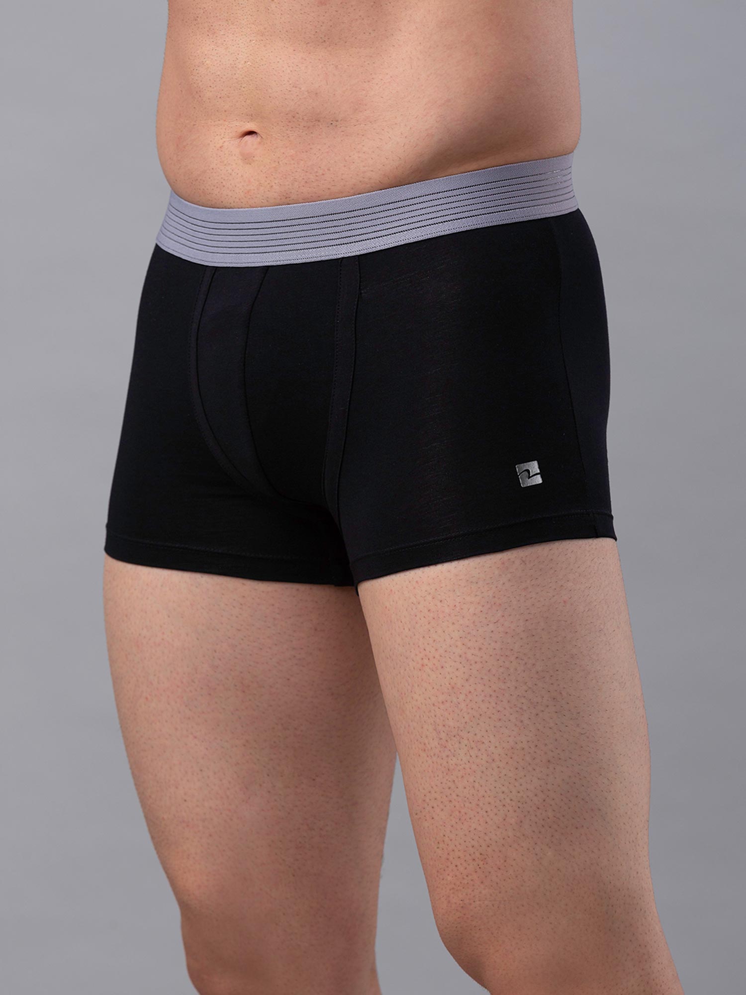 Buy Underjeans by Spykar Men Black-grey 
