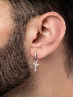 ORIONZ - Cross Drop Earrings For Men