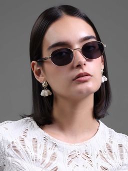 Kazo - Women Green The Contour Oval Sunglasses (Dt1204Grgdc) (39)