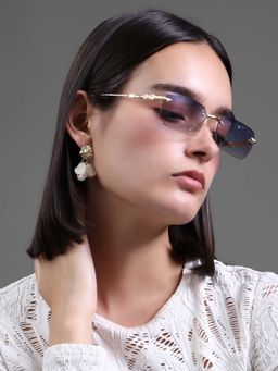 Kazo - Women Blue Soho Sleek Metal Frame Sunglasses (Dt1205Gbrwc) (39)