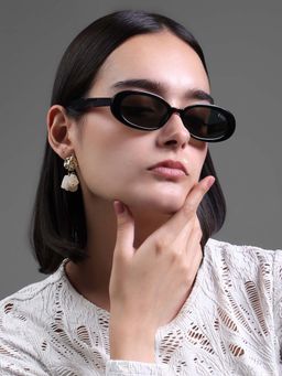 Kazo - Women Green Soft Sculpt Oval Sunglasses (Dt1214Grbkc) (39)