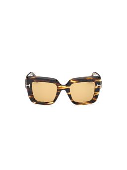 Tom Ford Eyewear - Women Brown Acetate Full Rim Sunglasses (Ft1157 50 52E) (50)