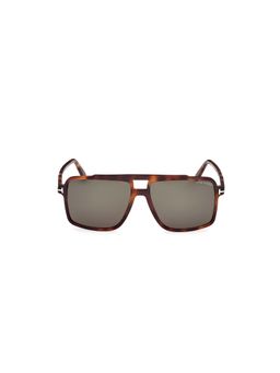 Tom Ford Eyewear - Men Green Acetate Full Rim Sunglasses (Ft1177 59 53N) (59)
