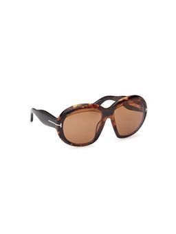 Tom Ford Eyewear - Women Brown Acetate Full Rim Sunglasses (Ft1193 58 52E) (58)