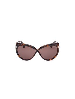 Tom Ford Eyewear - Women Purple Acetate Full Rim Sunglasses (Ft1196 65 52E) (65)