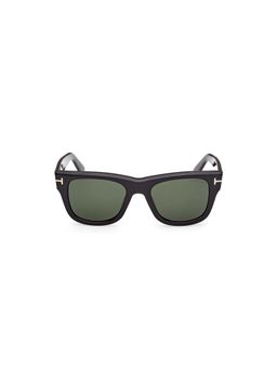 Tom Ford Eyewear - Men Green Acetate Full Rim Sunglasses (Ft1304 53 01N) (53)