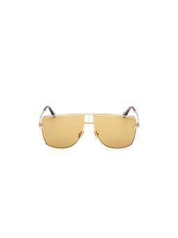 Tom Ford Eyewear - Unisex Brown Metal Full Rim Sunglasses (Ft1307 59 30E) (59)