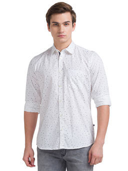 Parx - White Casual Shirt