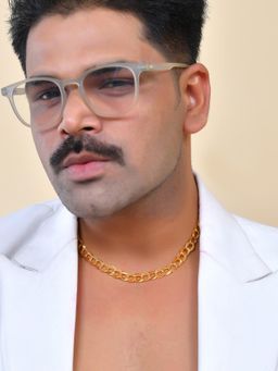 VOJ - Men Designer Thick Stainless Steel Linked Chain