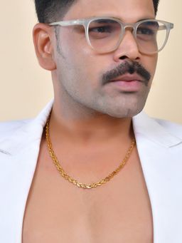 VOJ - Men Designer Classic Gold Plated Chain