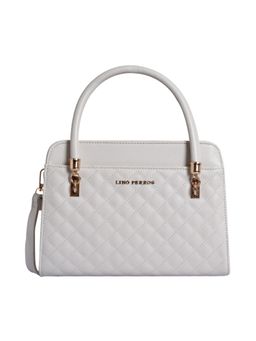 Lino Perros - White Checkered Handbag